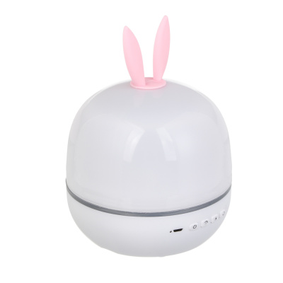 Светильник-ночник проектор BY Зайка, 6 проекций, акб. 1200mAh, USB 5В, белый