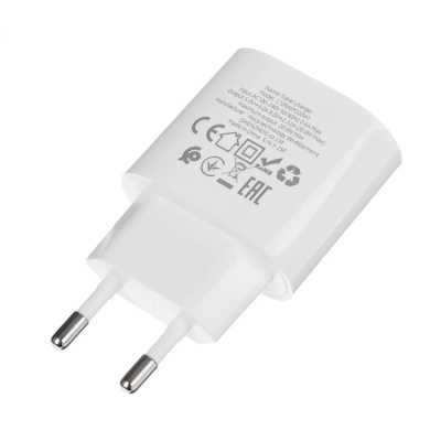 Сетевое зарядное устройство hoco. модель C109A, USB-С PD 20W, цвет: белый