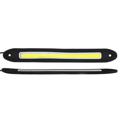 ЕРМАК Дневные ходовые огни, LED 80шт, гибкий резин. корп., 255мм, 12V, белый, 2шт