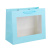 Пакет подарочный тм LADECOR, вскч бум., с ПВХ окном, М 24x20x11 см, 6цветов