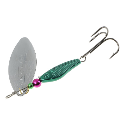 Блесна вращающаяся "Хэви Лонг" тм AZOR FISHING, №4, 8 гр, 5 цветов