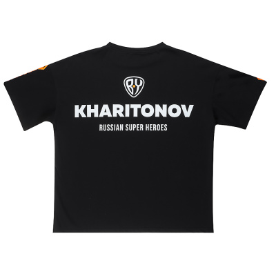 BY KHARITONOV Футболка мужская, хлопок, цвет черный, размер M