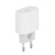 Сетевое зарядное устройство BY Pure 20Вт, USB-C PD,110-240В,50-60Гц, пластик, белый