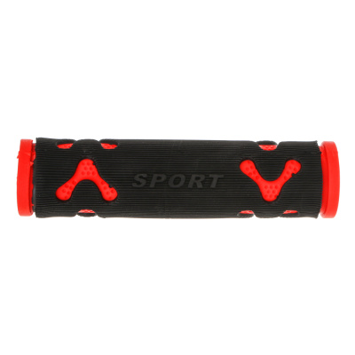 Грипсы велосипедные, тм BY SPORT, 2шт., 12.5см, комбинированная резина, 3 цвета