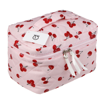 Косметичка - сундучок тм ЮL Cherry Blossom 23х14х14 см, полиэстер, 3 цвета