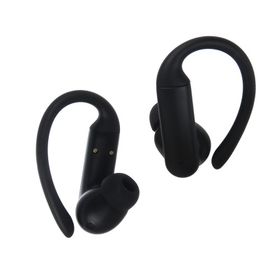 Наушники беспроводные TWS BY SportBuds, внутриканальные, 30/300 мАч, с дужками, BT5.3, чёрный