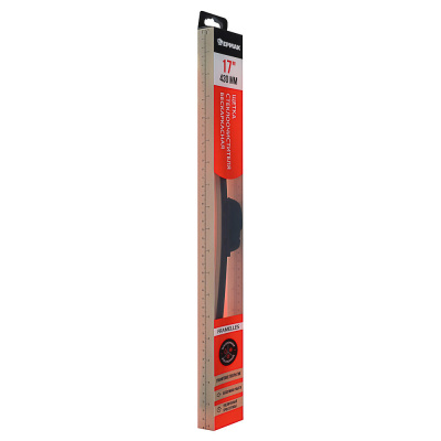 ЕРМАК Щетка стеклоочистителя бескаркасная 430мм/17''