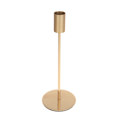 Подсвечник тм LADECOR на ножке металлический, 22x8 см, металл, 2 цвета