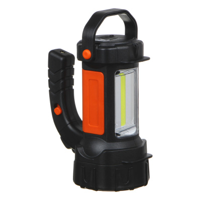 Фонарь прожектор тм ЕРМАК, 1LED+1COB, 2400мАч, Type-C,Power Bank, 91х137х175мм, пластик,красный свет