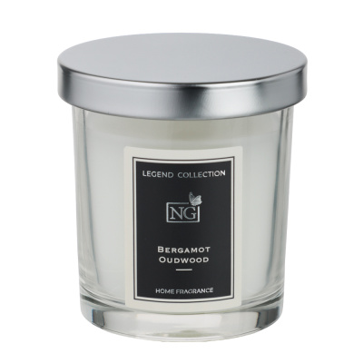 NEW GALAXY Свеча ароматизированная LEGEND COLLECTION, 88 гр, Bergamot Oudwood