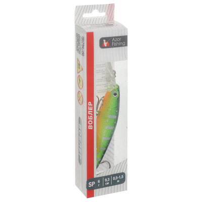 Воблер "Хамп Дип Шэд" тм AZOR FISHING, SP, 6,0гр, 93мм, 0,5-1,5м, 5 цветов