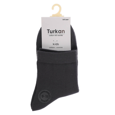 Носки детские, бесшовные, тм Turkan, 9-11 лет, 90%хлопок, 8% п/а, 2%лайкра,цвета в ас-те, R0622