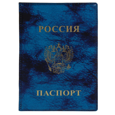 Обложка для паспорта, 13,2х9,5см, ПВХ, 3 цвета, арт.P2015-21