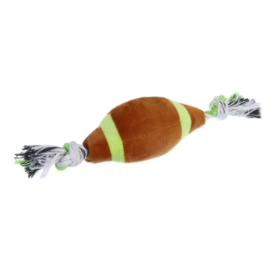 Игрушка для собак тм VETTA с пищалкой, мяч регби, п/э, 35*10см
