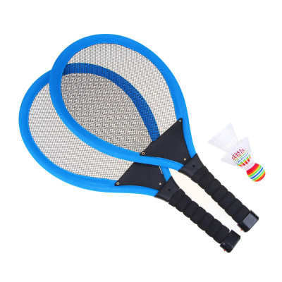 Набор для бадминтона, тм BY SPORT, 2 ракетки 55см с 9LED диодами, 1 волан c LED, 1 волан без LED