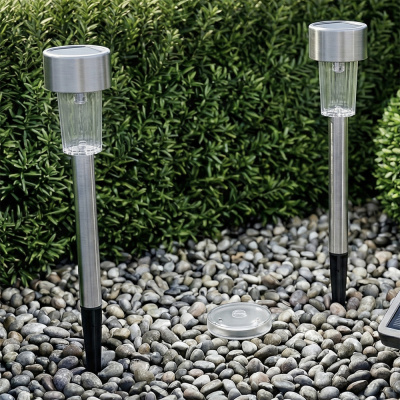 INBLOOM Фонарь на солнечной батарее, 30х4.7см, 1LED, белый, 1.2V 40mAh Ni-MH, пластик, нерж.сталь