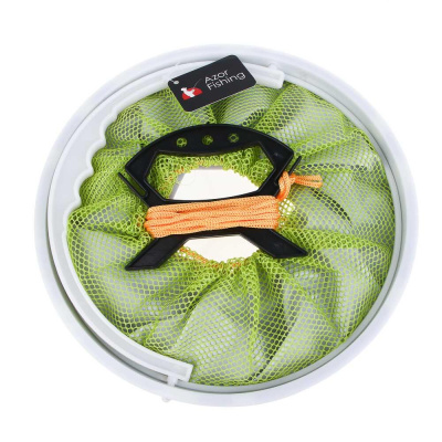 Ведро для рыбалки с сеткой тм AZOR FISHING, 11 л
